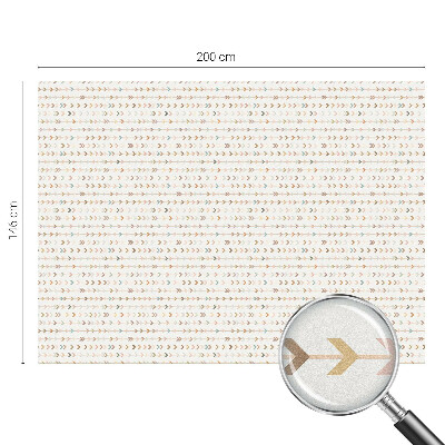 Fólia na sklo na ochranu súkromia Vzor šípky