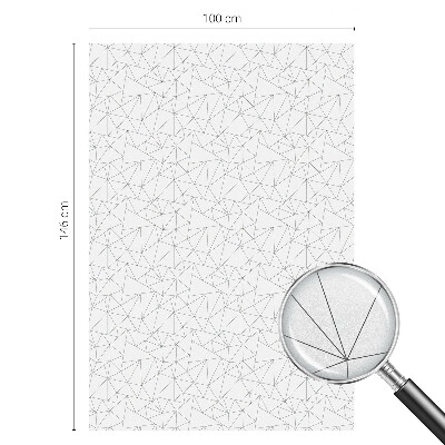 Nepriehľadná fólia na okno Geometrické vzory