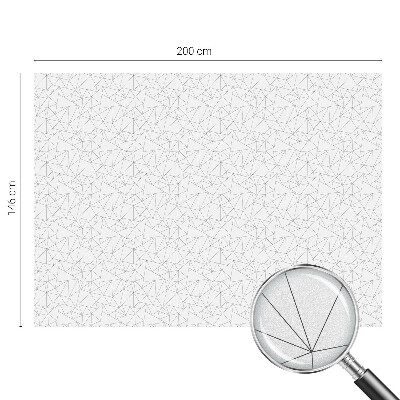 Nepriehľadná fólia na okno Geometrické vzory