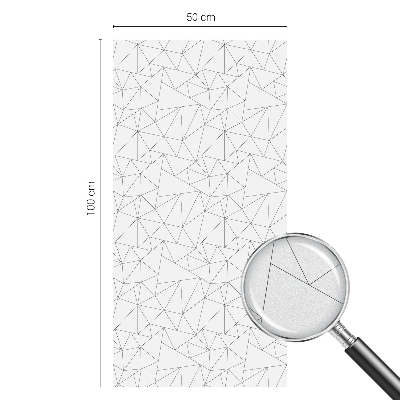 Nepriehľadná fólia na okno Geometrické vzory