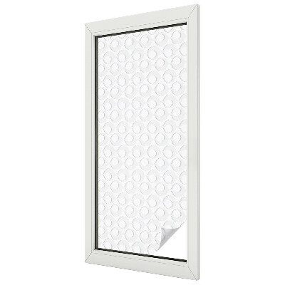 Fólia na sklo na ochranu súkromia Geometrické tvary