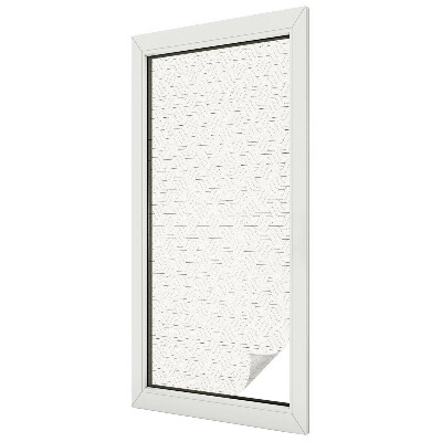 Samolepiaca fólia na sklo vitrážová Vlnité čiary