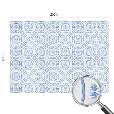 Matná fólia na okno vitráž Kvetinové ornamenty