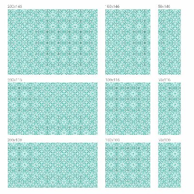 Samolepiaca fólia na sklo vitrážová Klasický vzor