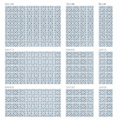 Fólia na sklo na ochranu súkromia Kvetinové ornamenty