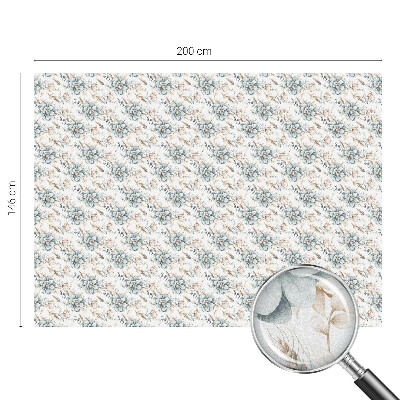 Matná fólia na okno vitráž Kvetinová elegancia