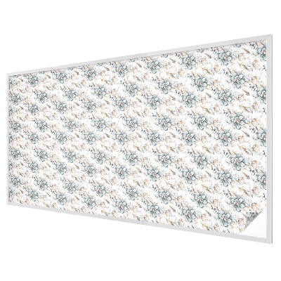 Matná fólia na okno vitráž Kvetinová elegancia