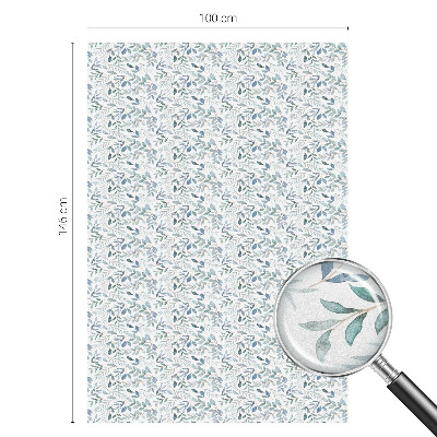 Ochranná fólia na sklo vitráž Idylické listy