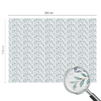 Ochranná fólia na sklo vitráž Idylické listy