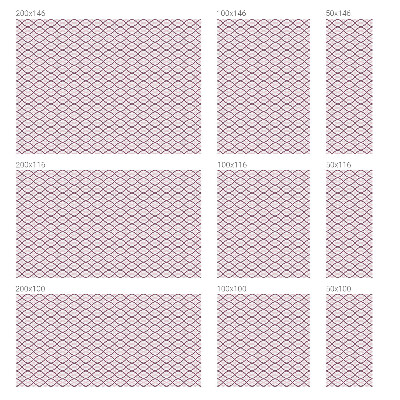 Fólia na sklo na ochranu súkromia Oválne tvary