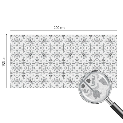 Nepriehľadná fólia na okno Symetrické ornamenty