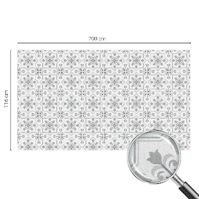 Nepriehľadná fólia na okno Symetrické ornamenty