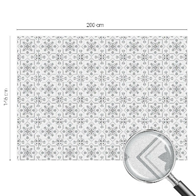 Nepriehľadná fólia na okno Symetrické ornamenty