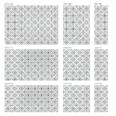 Nepriehľadná fólia na okno Symetrické ornamenty