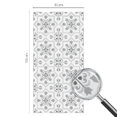 Nepriehľadná fólia na okno Symetrické ornamenty