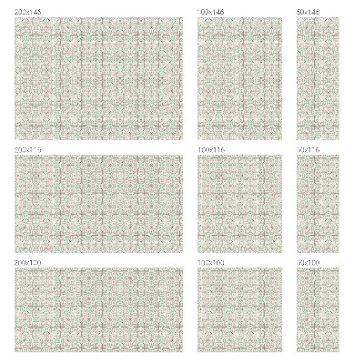 Fólia na sklo na ochranu súkromia Kvetinové dlaždice