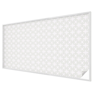 Matná fólia na okno vitráž Kvetinová symetria