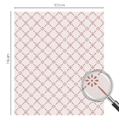 Nepriehľadná fólia na okno Kvetinové vzory