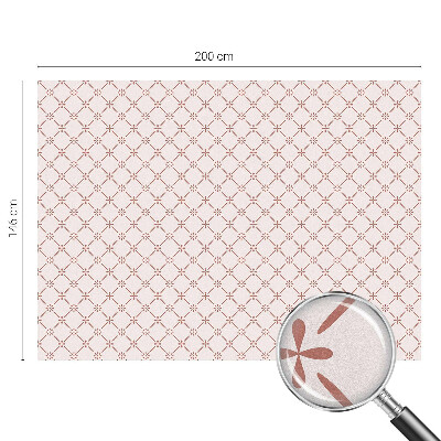 Nepriehľadná fólia na okno Kvetinové vzory