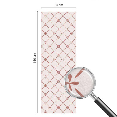 Nepriehľadná fólia na okno Kvetinové vzory