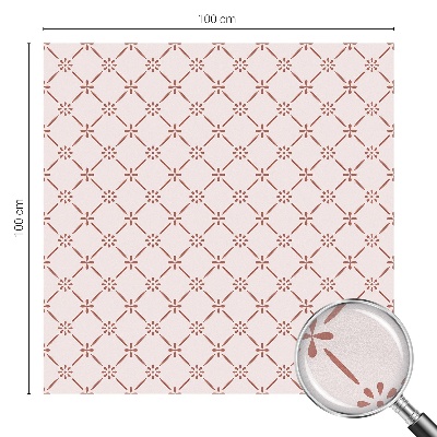 Nepriehľadná fólia na okno Kvetinové vzory