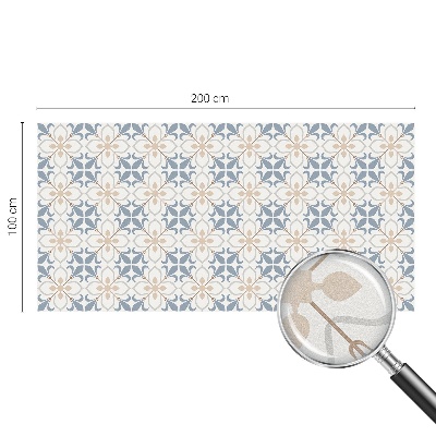 Matná fólia na okno vitráž Kvetinová krása