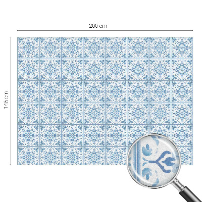 Nepriehľadná fólia na okno Kvetinové ornamenty