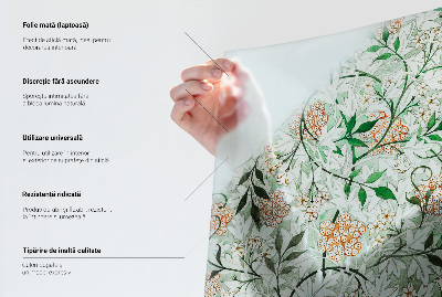 Samolepiaca fólia na sklo vitrážová Klasická elegancia