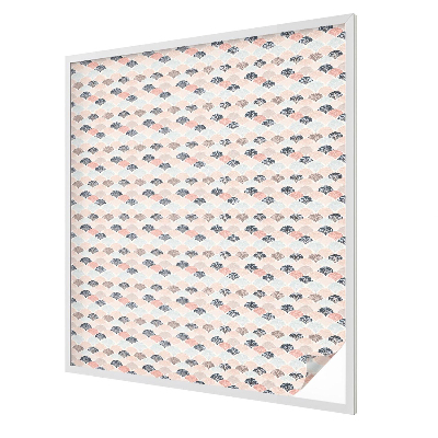 Ochranná fólia na sklo vitráž Vejárovitý vzor