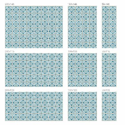 Matná fólia na okno vitráž Kvetinové dlaždice