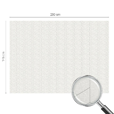 Fólia na sklo na ochranu súkromia Geometrický vrkoč