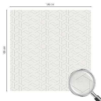 Fólia na sklo na ochranu súkromia Geometrický vrkoč