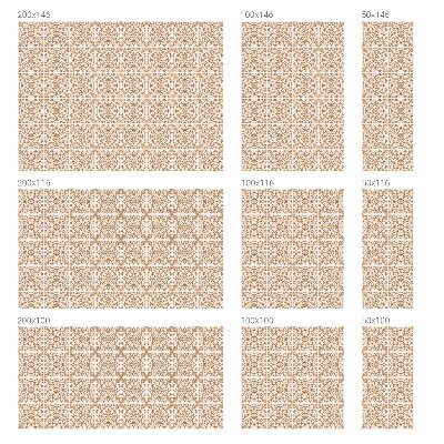 Samolepiaca fólia na sklo vitrážová Klasický ornament