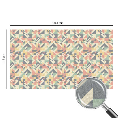 Matná fólia na okno vitráž Energia geometrie