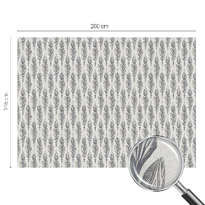 Nepriehľadná fólia na okno Elegantné perie