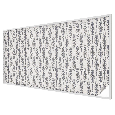 Nepriehľadná fólia na okno Elegantné perie