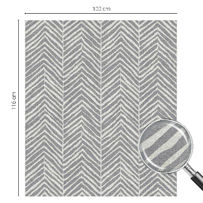 Ochranná fólia na sklo vitráž Cikcakový vzor