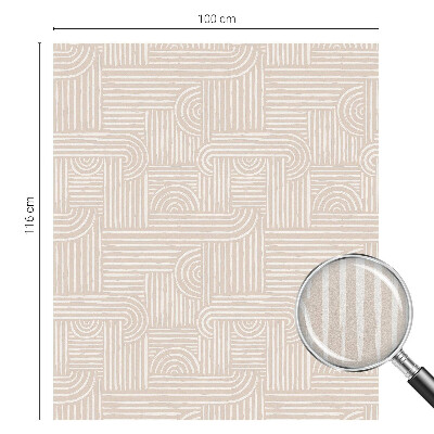 Samolepiaca fólia na sklo vitrážová Geometrický vzor