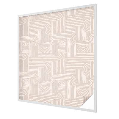 Samolepiaca fólia na sklo vitrážová Geometrický vzor