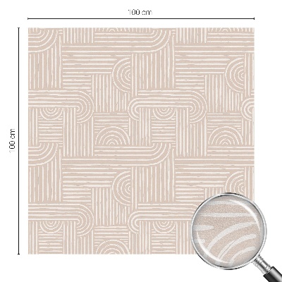 Samolepiaca fólia na sklo vitrážová Geometrický vzor