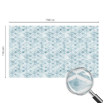 Nepriehľadná fólia na okno Modré kosoštvorce