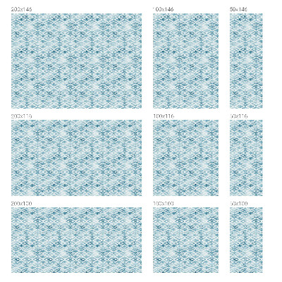 Nepriehľadná fólia na okno Modré kosoštvorce