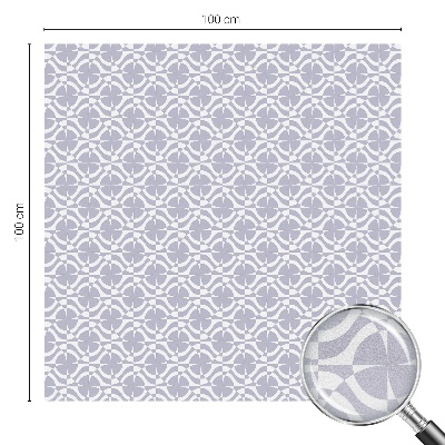 Fólia na sklo na ochranu súkromia Fialová symetria