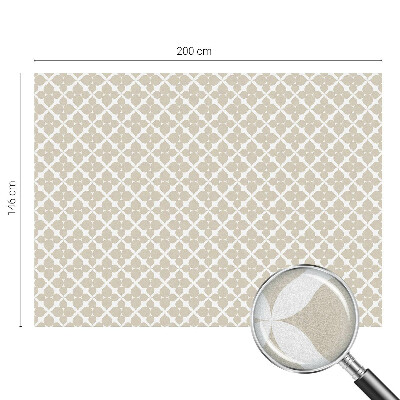 Samolepiaca fólia na sklo vitrážová Geometrické listy