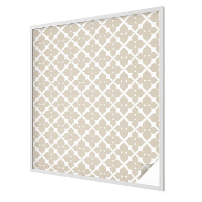 Samolepiaca fólia na sklo vitrážová Geometrické listy