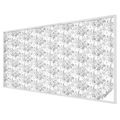 Ochranná fólia na sklo vitráž Kvetinová elegancia