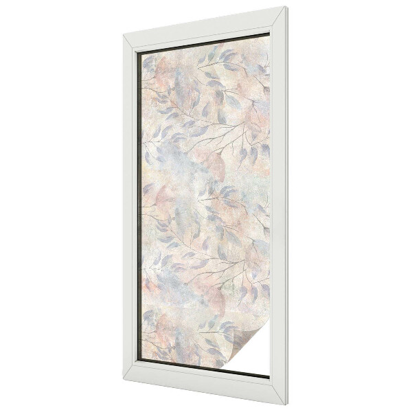 Matná fólia na okno vitráž Zmena efektu