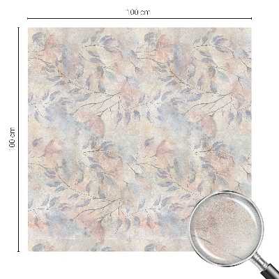 Matná fólia na okno vitráž Zmena efektu