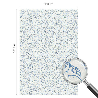 Fólia na sklo na ochranu súkromia Citrónový vzor