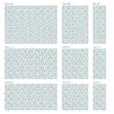 Fólia na sklo na ochranu súkromia Citrónový vzor